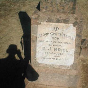 KRIEL D.J. 1848-1911