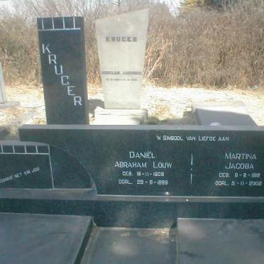 KRUGER Daniël Abraham Louw 1908-1969 &amp; Martina Jacoba 1912-2002