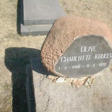 KRUGER Olive Charlotte 1956-1970