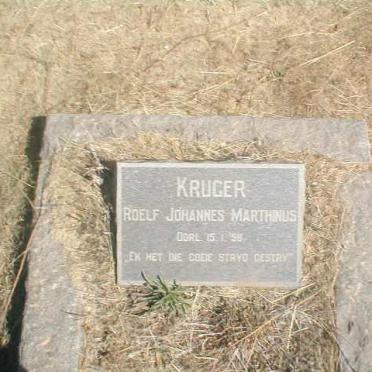 KRUGER Roelf Johannes Marthinus –1958