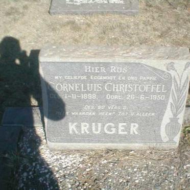 KRUGER Cornelius Christoffel 1898-1950