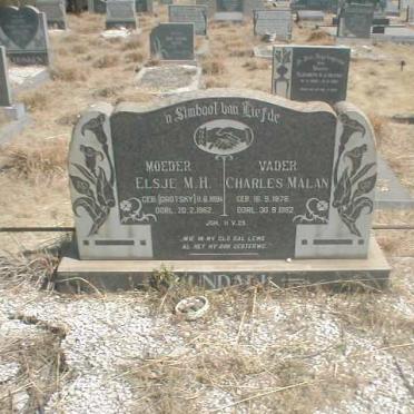 LUNDALL Charles Malan 1876-1962 &amp; Elsje M.H. DROTSKY 1881-1962