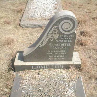 LOMBARD Christoffel Antonie 1906-1962