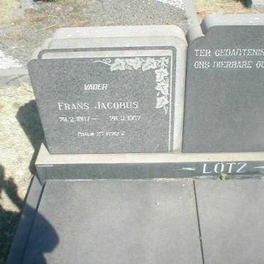LOTZ  Frans  Jacobus 1887-1967