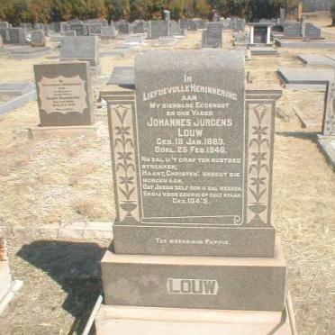 LOUW Johannes Jurgens 1883-1948