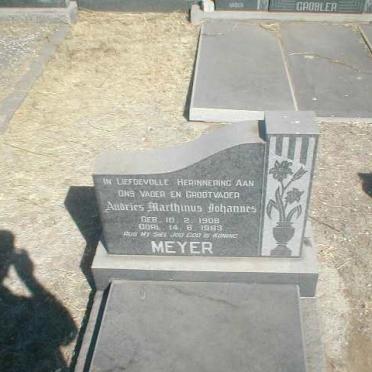MEYER Andries Marthinus Johannes 1908-1983