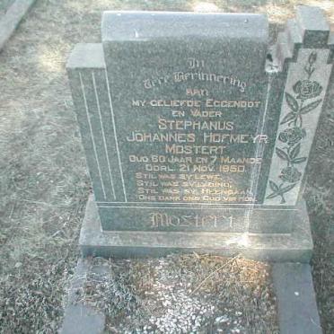 MOSTERT Stephanus Johannes Hofmeyr -1950