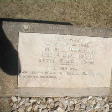 MARITZ N. W. J. 1829-1918