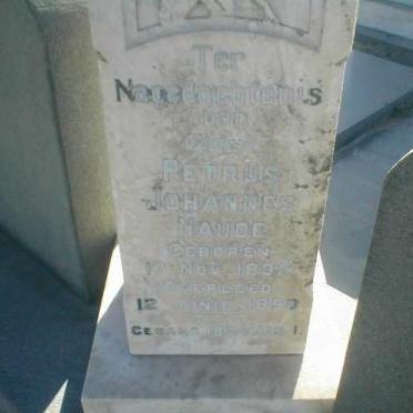 NAUDE Petrus Johannes 1832-1890