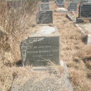 NAUDE Bastiaan Hendrikus 1890-1967