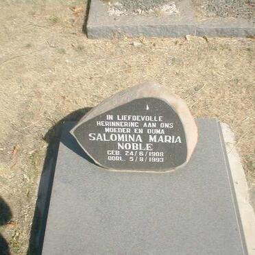 NOBLE Salomina Maria 1908-1993