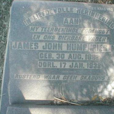 NEL James John Humphries 1882-1938