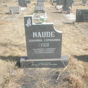 NAUDE Johanna Catharina 1918-1999