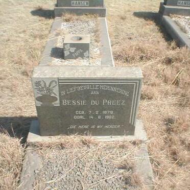 PREEZ Bessie, du 1879-1962