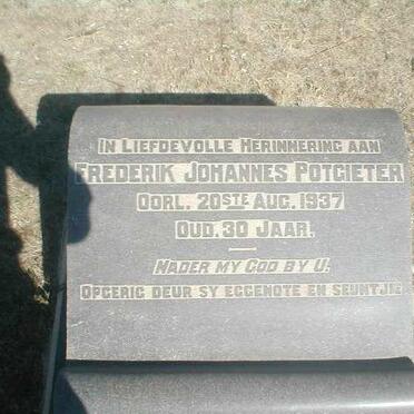 POTGIETER Frederik Johannes 1937-