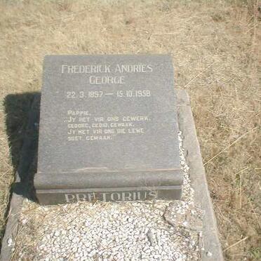 PRETORIUS Frederick Andries George 1897-1958