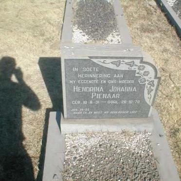 PIENAAR Hendrina Johanna 1931-1970