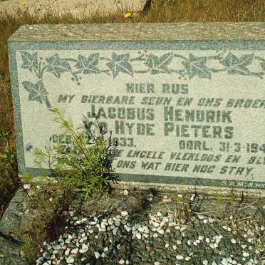 PIETERS Jacobus Hendrik