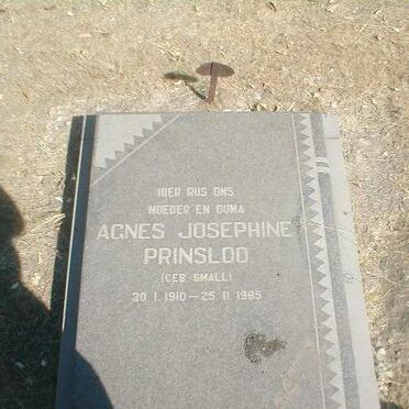 PRINSLOO Agnes Josephine nee SMALL 1910-1985