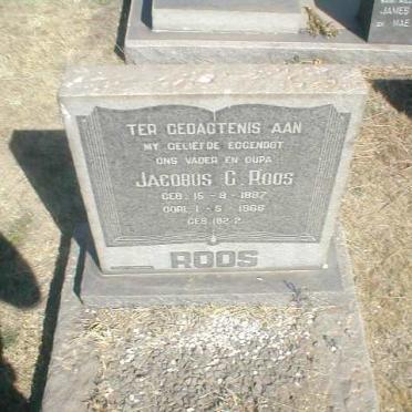 ROOS Jacobus C. 1887-1966