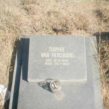 RENSBURG Sophie, van 1895-1962