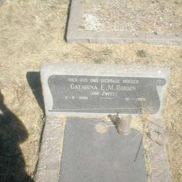 ROBSON Cathrina E.M. geb. ZWEEL 1888-1965