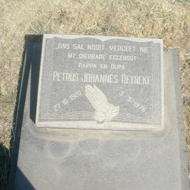 REYNEKE Petrus Johannes 1920-1976