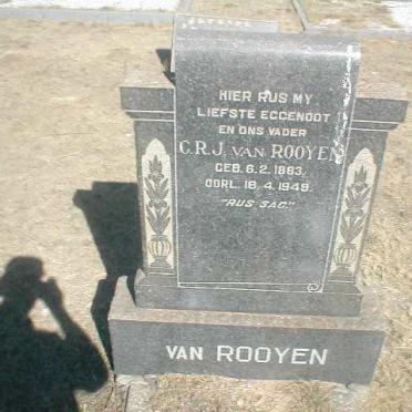 ROOYEN C.R.J., van 1883-1949