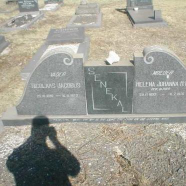 SENEKAL Nicolaas Jacobus 1892-1970 &amp; Helena Johanna H.C. OLIVIER 1892-1978