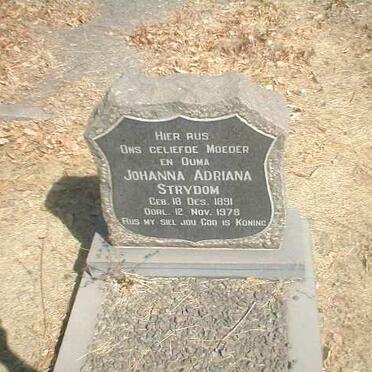 STRYDOM Johanna Adriana 1891-1978
