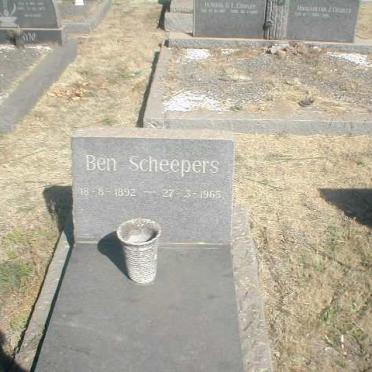 SCHEEPERS Ben 1892-1965
