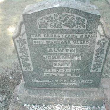 SMIT Alwyn Johannes 1858-1932