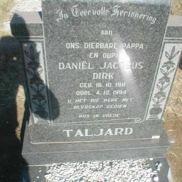 TALJARD Daniël Jacobus 1911-1994