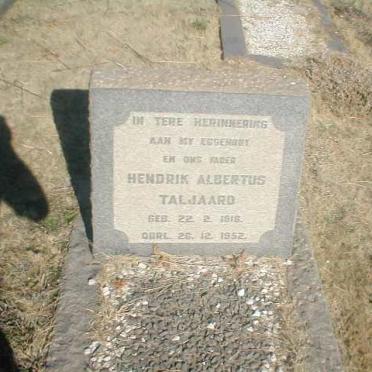 TALJAARD Hendrik Albertus 1915-1952