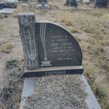 TOPHAM John Lupton 1898-1967