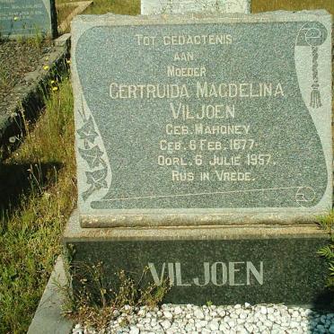 VILJOEN Gertruida Magdalena (MAHONEY)