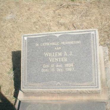 VENTER Willem A. J. 1894-1967