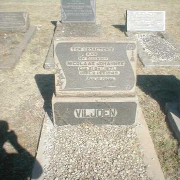 VILJOEN Nicolaas Johannes 1871-1949