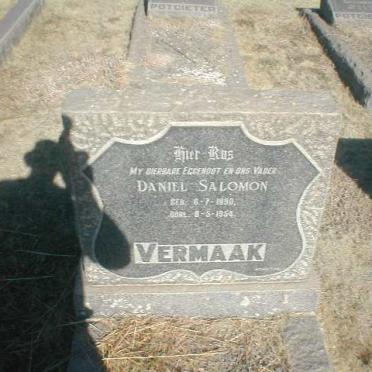 VERMAAK Daniël Salomon 1890-1954