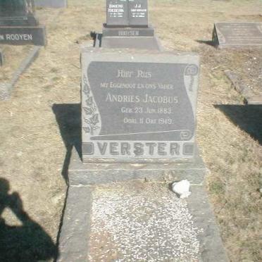 VERSTER Andries Jacobus 1883-1949