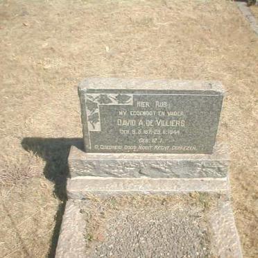 VILLIERS David A, de 1871-1944