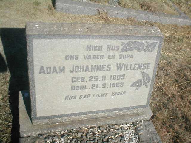 WILLEMSE Adam Johannes 1905-1968