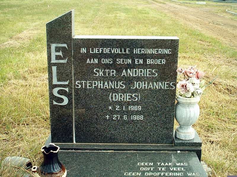 ELS Andries Stephanus Johannes 1969-1988