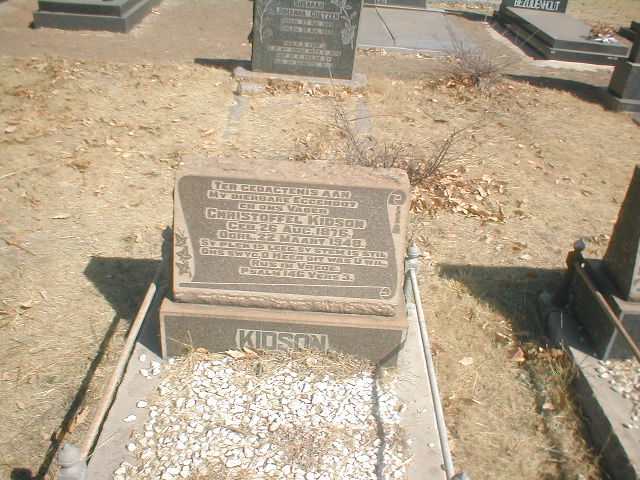 KIDSON Christoffel 1876-1948