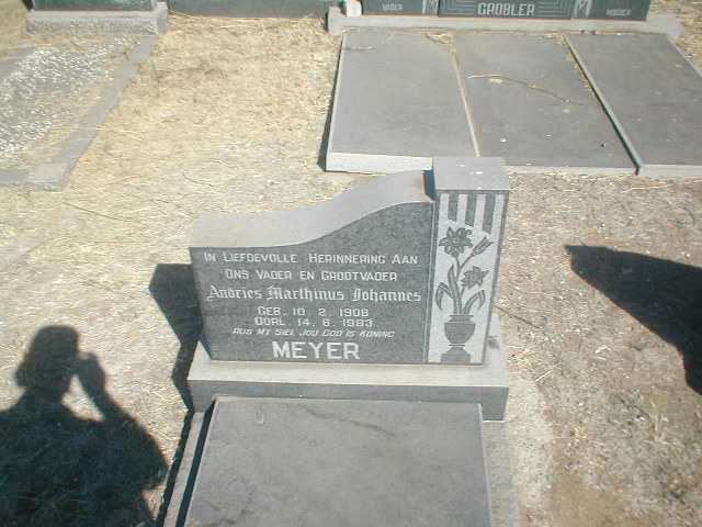 MEYER Andries Marthinus Johannes 1908-1983