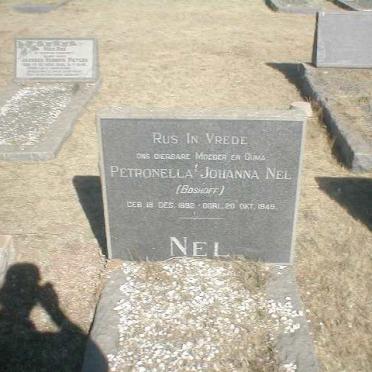 NEL Petronella Johanna nee BOSHOFF 1892-1948