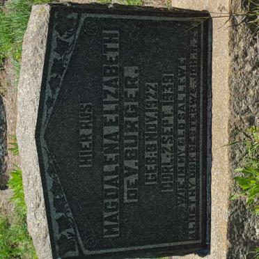 BURGER Magdalena Elizabeth de V. 1922-1939