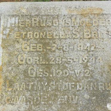 BRITS Petronella S. 1842-1944