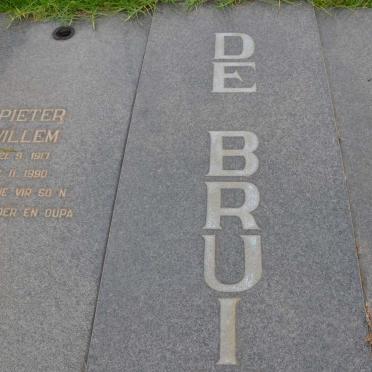 BRUIN Pieter Willem, de 1917-1990 &amp; J.H.E. 1918-