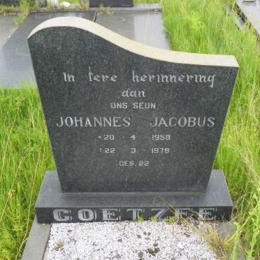 COETZEE Johannes Jacobus 1958-1978